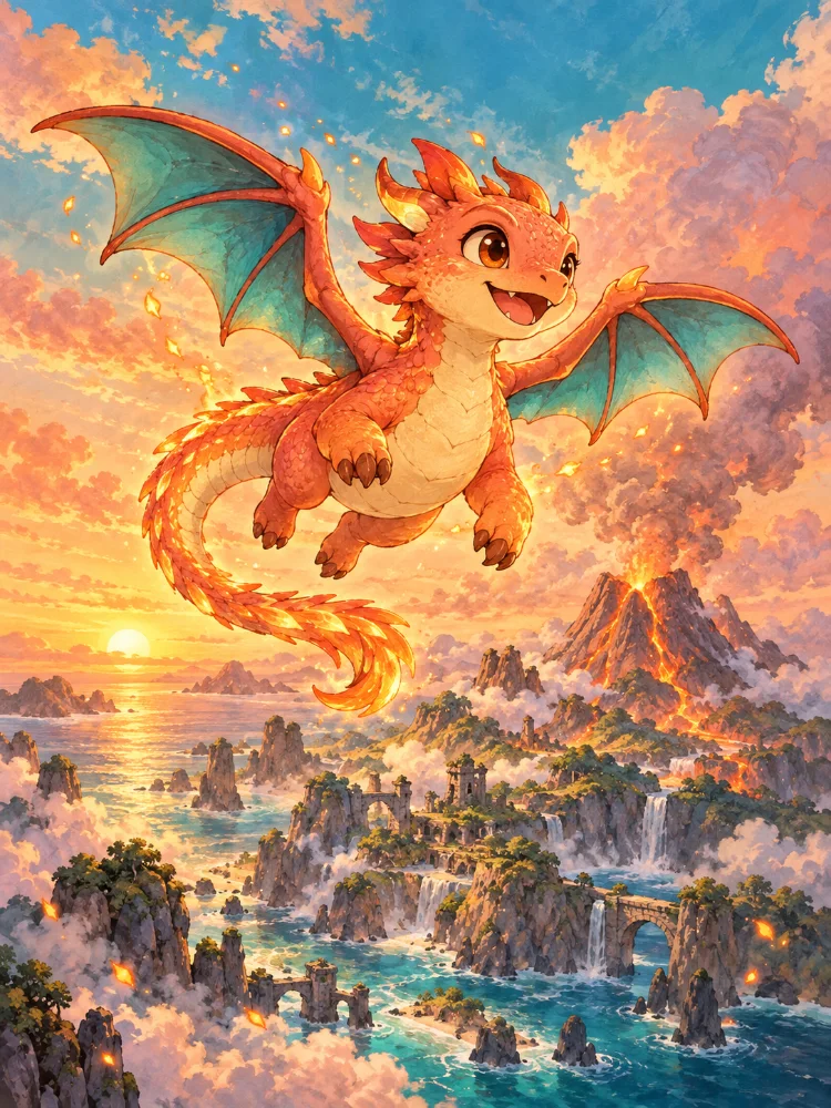Ember, an original fire creature
