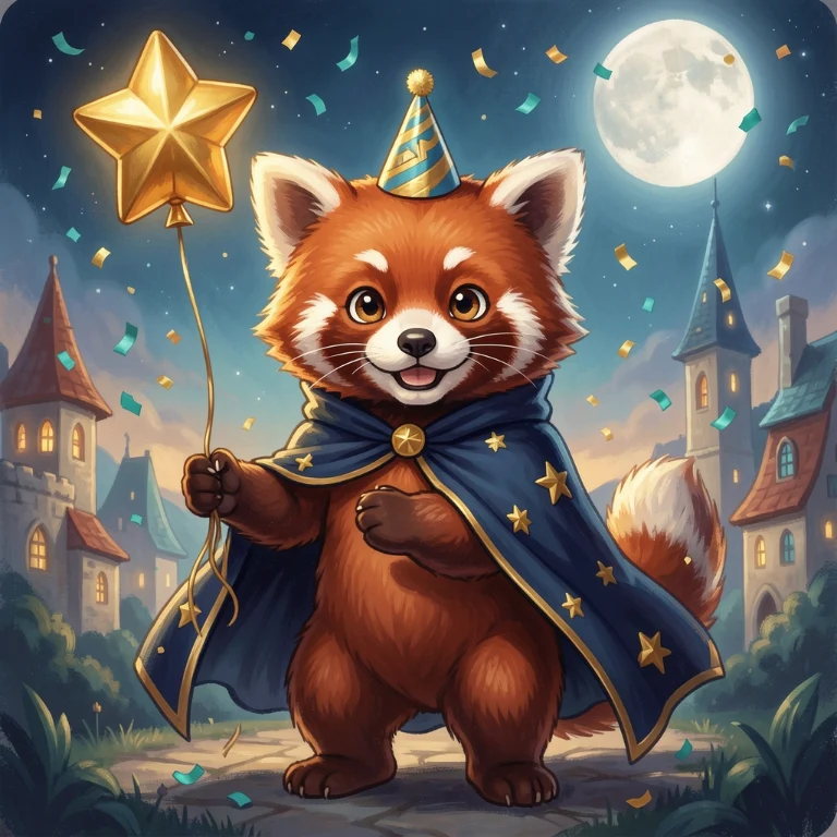 Starlight Scout: A matching theme, a new friend. AI artwork made in this studio.